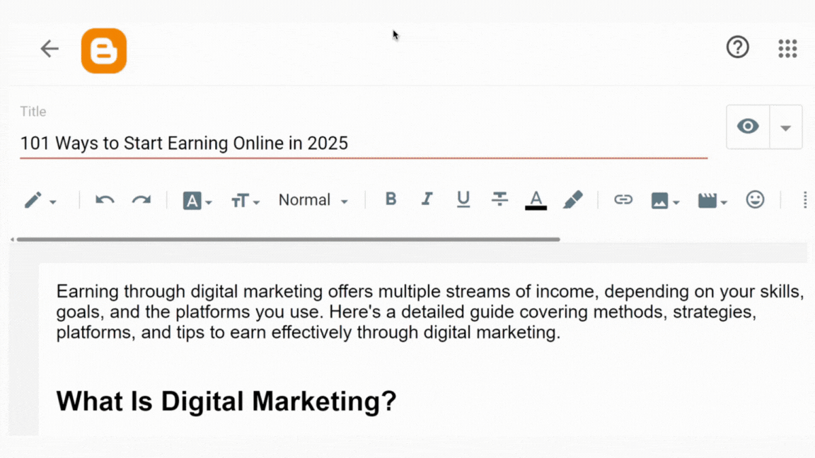 Add Call to Action Box in Blogger Website