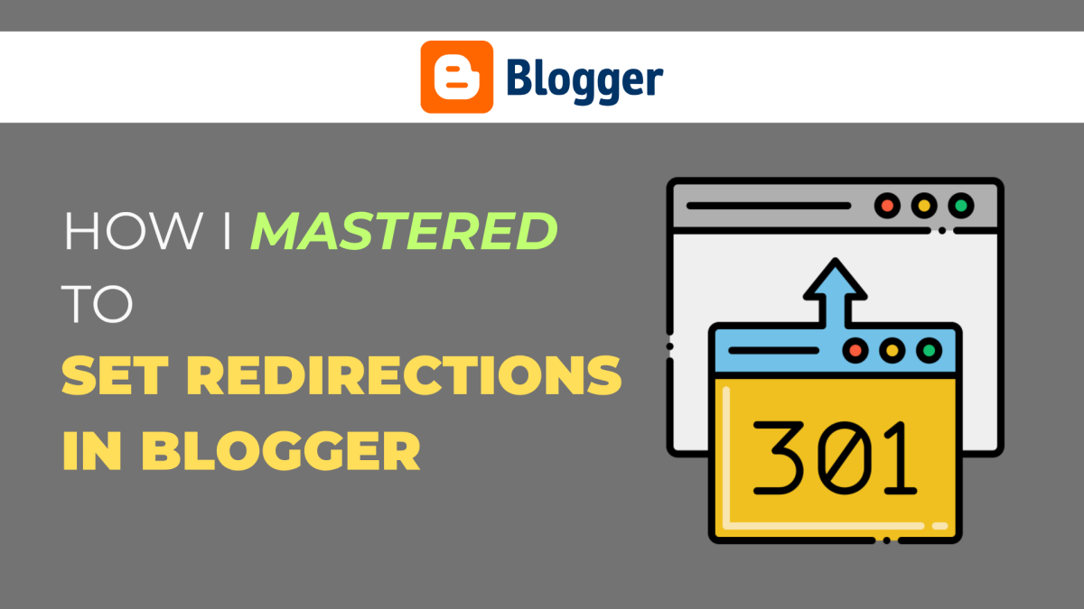 Set Redirection in Blogger